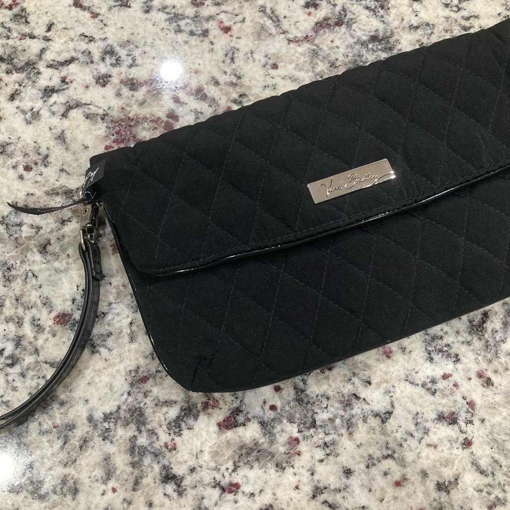 Vera Bradley black clutch